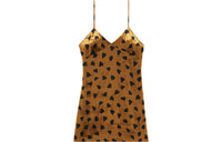 SAINT LAURENT All over Heart print Dress