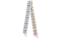 HERMES Silk Scarves Unisex Blue