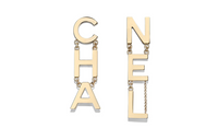 CHANEL Letter Earrings