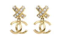 CHANEL Earrings Women's Gold