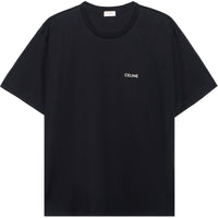 CELINE LOOSE T-SHIRT IN COTTON JERSEY BLACK