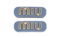 MIU MIU Hair Clips Women's Blue