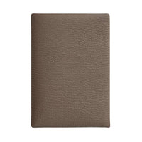HERMES Goatskin Card Holder Women's Elephant Gray