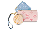 LOUIS VUITTON Trio Pouch Rosebud / Summer Blue / Ceam