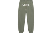 CELINE Knitted Sports Pants Men's Green