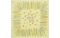 HERMES Silk Scarves Unisex Yellow