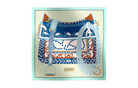 HERMES Silk Scarves Women's Multicolor