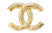 CHANEL 22c Early Spring Brooches Unisex Gold
