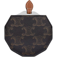 CELINE Triomphe Canvas Travel Storage Bag Unisex Brown