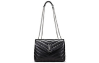 SAINT LAURENT Loulou Quilted Small Shoulder Bag