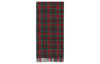 SAINT LAURENT Extra Long Tartan-check Scarf