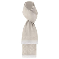 LOUIS VUITTON Knit Scarves Men's Gray
