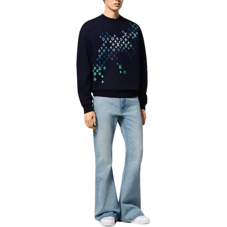 بلوزة قطنية مطرزة من LOUIS VUITTON 1AFVIV