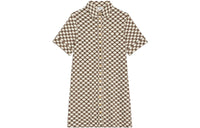 CELINE Short Sleeved Dress Women's Vanilla