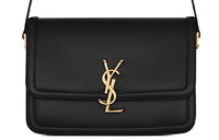 SAINT LAURENT Monogram Leather Shoulder Bag