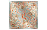 HERMES Silk Scarves Women's Multicolor