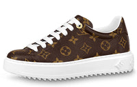 LOUIS VUITTON Time Out Sneakers 'Brown Monogram' Women's