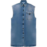 PRADA Vests Women's Denim Blue