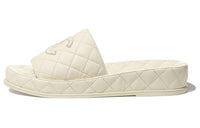 CHANEL Slide Slippers Women's Ivory