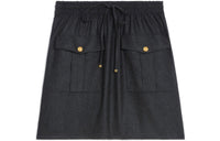 CELINE Casual Short Skirts Women's Black