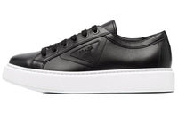 PRADA Cushioning Slip Resistant Low Top Casual Shoes Men's Black