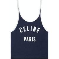 CELINE Paris Crewneck Short-Sleeved T-Shirt