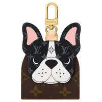 LOUIS VUITTON Leather Bag Accessories Women's Black & Brown