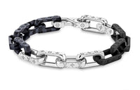 LOUIS VUITTON Damier Chain Bracelet Graphite