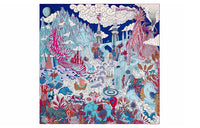 HERMES Silk Scarves Women's Purple