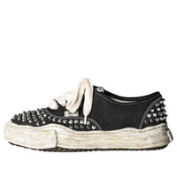 Maison MIHARA YASUHIRO Baker OG Sole Studded Canvas Low 'Black' A13FW736-BLK