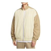 Nike Club Oversized Woven Tracksuit Jacket 'Light Khaki' HQ6110-234