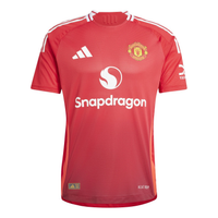 adidas Manchester United 24/25 Authentic Home Soccer Jersey Asia Sizing 'Mufc Red' JF1291