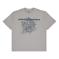 تيشيرت Sp5der Arach NY Phobia 'رمادي' 2406-1SS240103ANPT-GREY