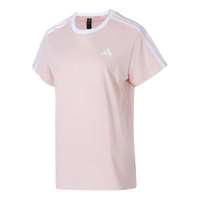 (WMNS) adidas Boyfriend T-Shirt 'Pink White' JY7614