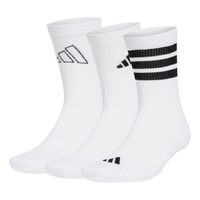adidas Logo 3 Pack Socks 'White' JI6316