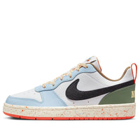 (GS) Nike Court Borough Low 2 'White Alabaster Speckled' DX6052-101