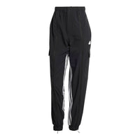 (WMNS) adidas Express All-Gender Cargo Pants 'Black White Asia Sizing IN1826