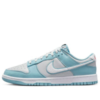 حذاء Nike Dunk Low 'Fleece Swoosh - أزرق فاتح' FB1871-011