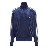 adidas Firebird Velour Track Top 'Night Indigo' KQ5475