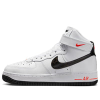 (GS) Nike Air Force 1 High 'White Black Bright Crimson' FD1019-100
