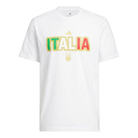 adidas World Cup 26 Italy Home Graphic T-Shirt 'White' KG3083