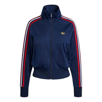 (WMNS) adidas Firebird Classic Track Top 'Night Indigo Better Scarlet White' KC6567