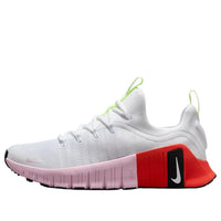 (WMNS) Nike Free Metcon 6 'White Barely Volt Bright Crimson Pink Foam' IB4526-100