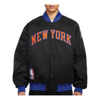 Nike New York Knicks City Edition NBA Premium Jacket 'Black'  IF8839-010