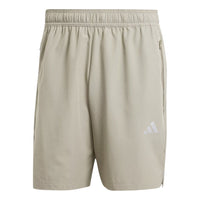 شورت adidas Gym+ Training 3-Stripes Woven Shorts "Silver Pebble" IM7483