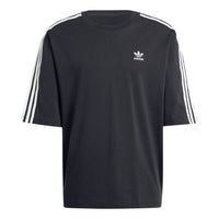 adidas Adicolor Oversized T-shirt Asia Sizing 'Black White' IZ1832