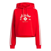 (WMNS) adidas Hooded Top Asia Sizing 'CNY Red' KH2694