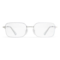 (WMNS) Balenciaga Invisible Rectangle Sunglasses 'Silver' 768058T00051402