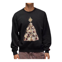 Air Jordan Holiday 2025 Long Sleeve Sweatshirt Rings Tree 'Black' HV1874-010