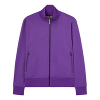 Palm Angels Back Curved Logo Track Jacket 'Purple' PMBD089S25FAB0013703